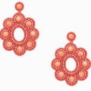 Stella & Dot Rose Statement Earrings Worn Once!